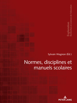 cover image of Normes, disciplines et manuels scolaires